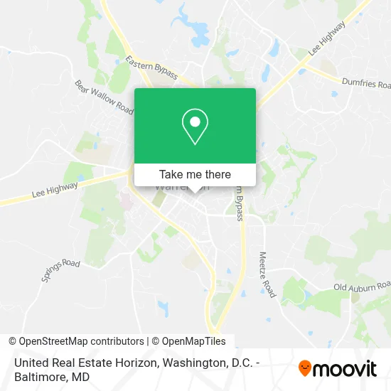 United Real Estate Horizon map