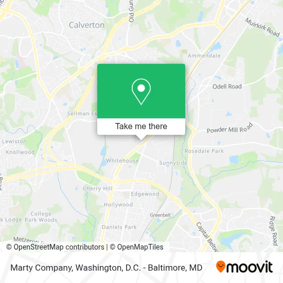 Marty Company map