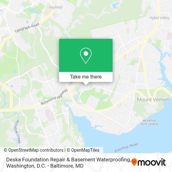 Deska Foundation Repair & Basement Waterproofing map