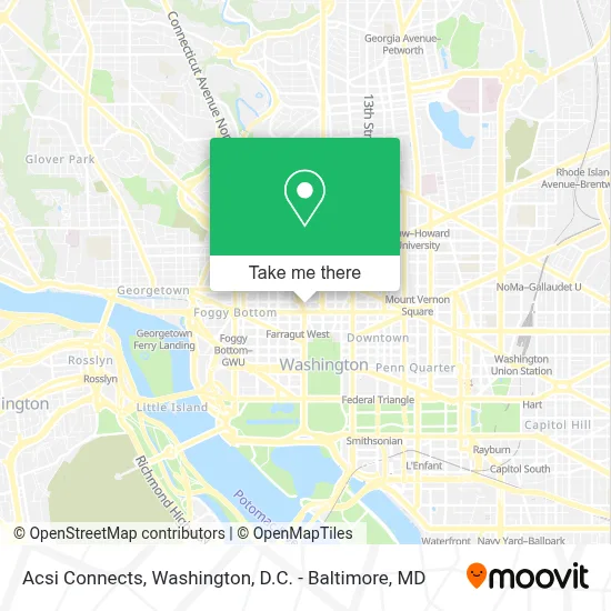 Acsi Connects map