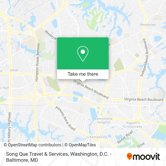 Song Que Travel & Services map