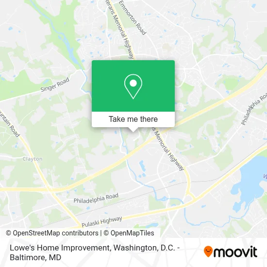 Lowe's Home Improvement map