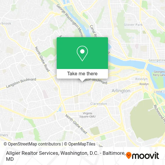 Allgier Realtor Services map