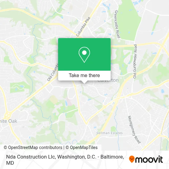 Nda Construction Llc map