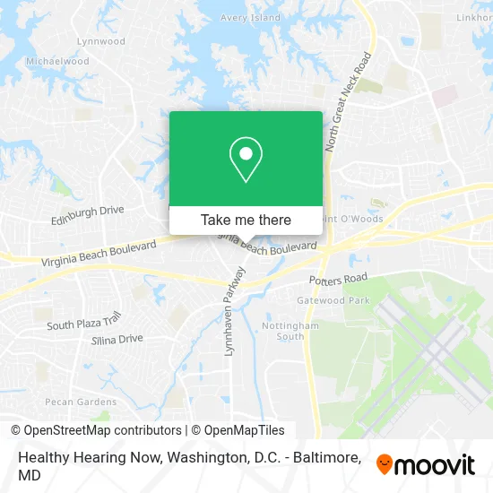 Healthy Hearing Now map
