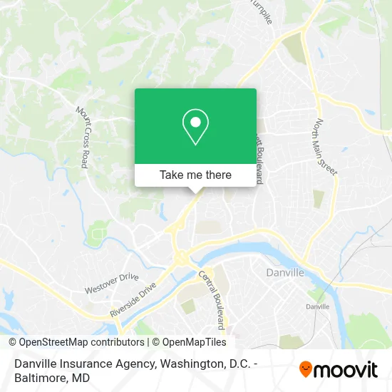 Danville Insurance Agency map