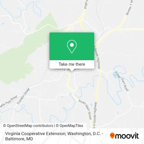 Virginia Cooperative Extension map
