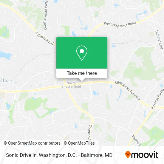 Sonic Drive In map