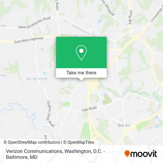 Verizon Communications map