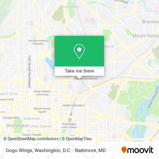 Gogo Wings map