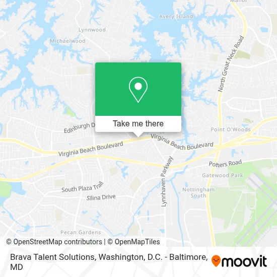 Brava Talent Solutions map