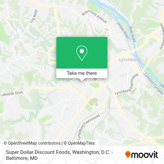 Super Dollar Discount Foods map