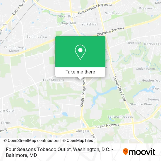 Four Seasons Tobacco Outlet map