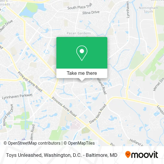 Toys Unleashed map