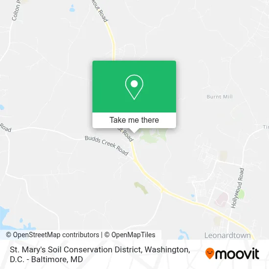 St. Mary's Soil Conservation District map
