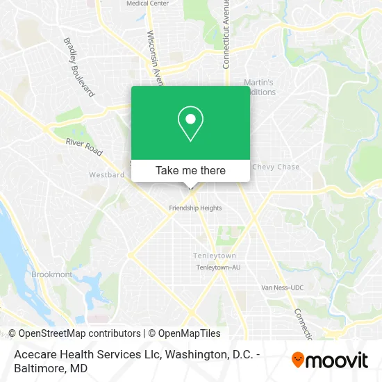 Acecare Health Services Llc map