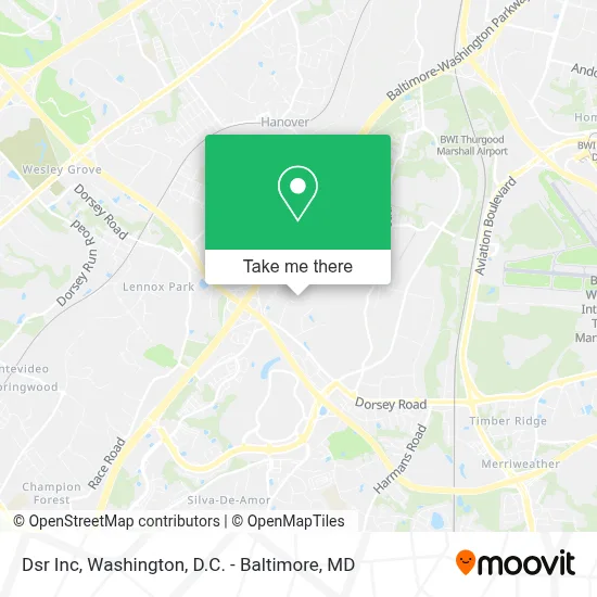 Dsr Inc map