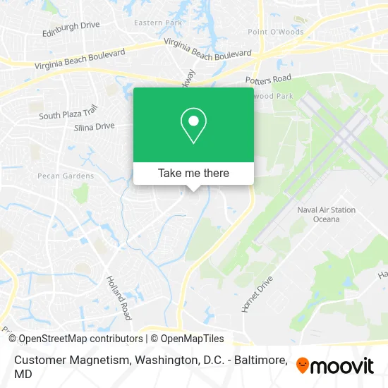 Customer Magnetism map