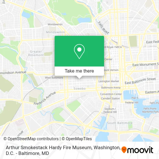 Arthur Smokestack Hardy Fire Museum map