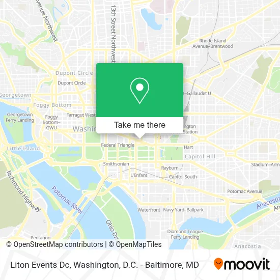 Liton Events Dc map