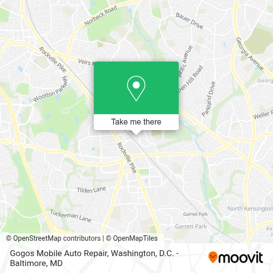 Gogos Mobile Auto Repair map