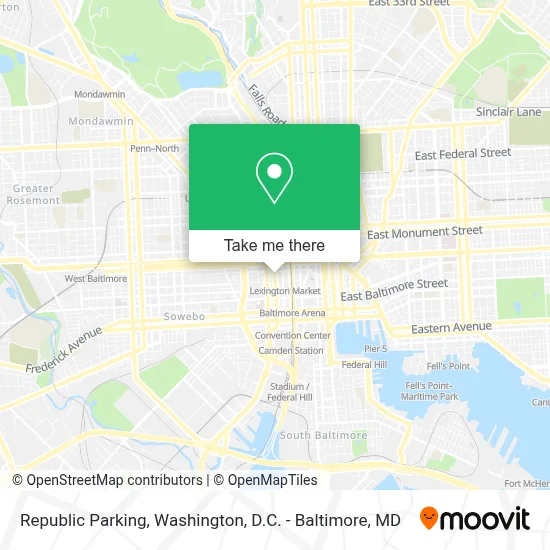 Republic Parking map
