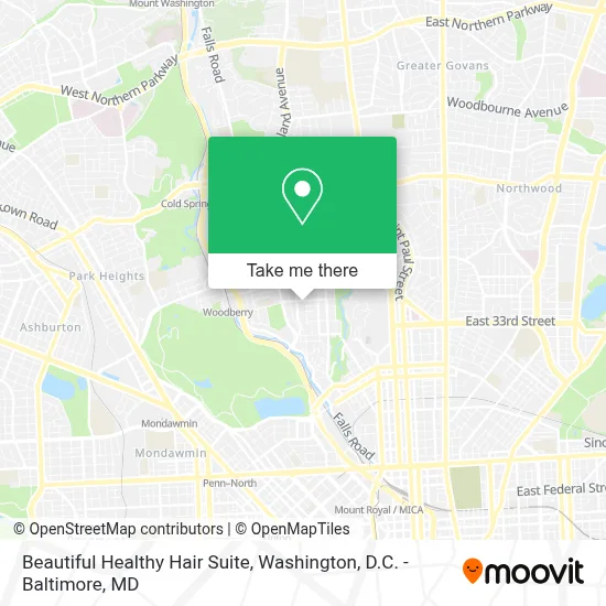 Beautiful Healthy Hair Suite map