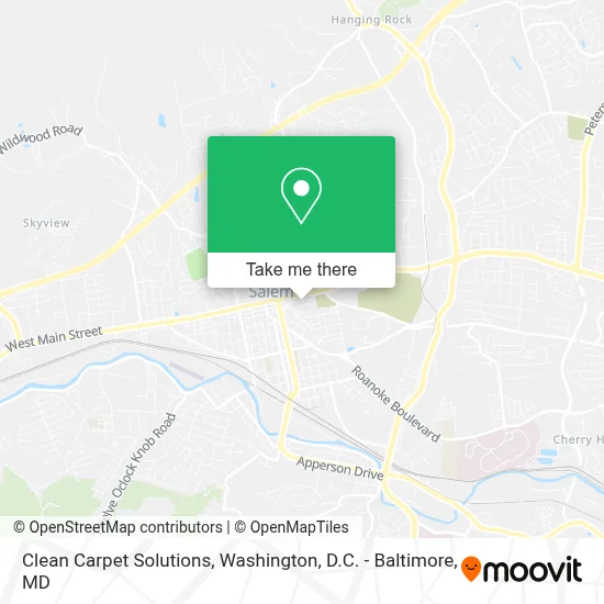 Clean Carpet Solutions map