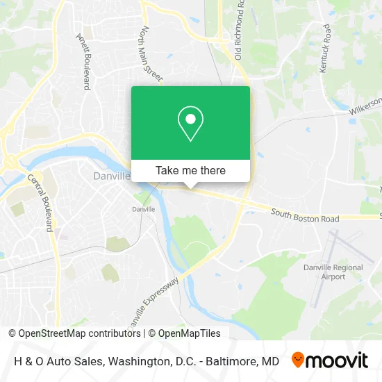 H & O Auto Sales map