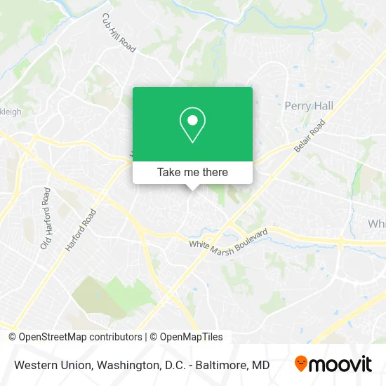 Western Union map