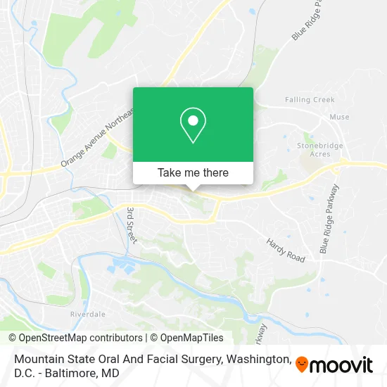 Mountain State Oral And Facial Surgery map