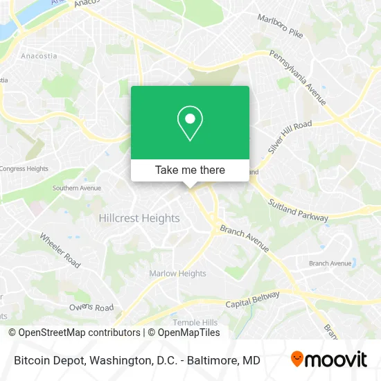 Bitcoin Depot map