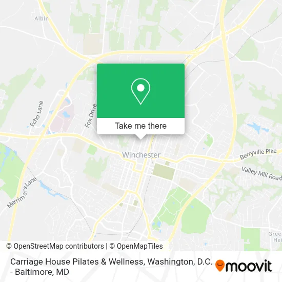 Carriage House Pilates & Wellness map