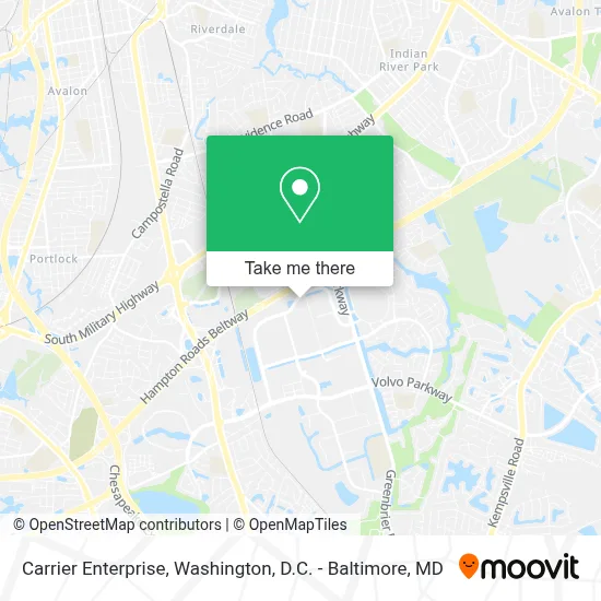 Carrier Enterprise map