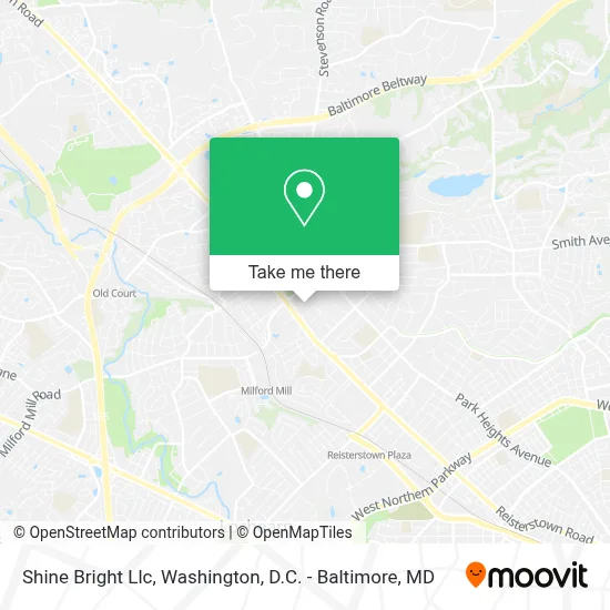 Shine Bright Llc map