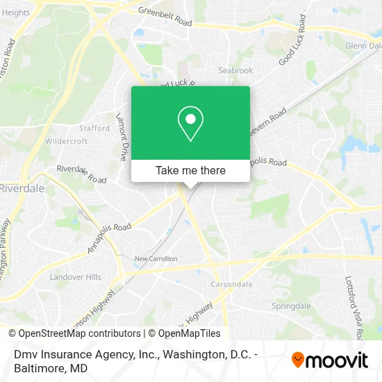 Dmv Insurance Agency, Inc. map