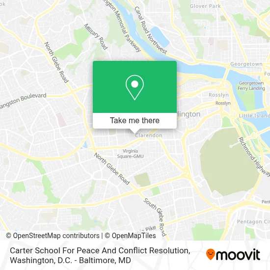Carter School For Peace And Conflict Resolution map