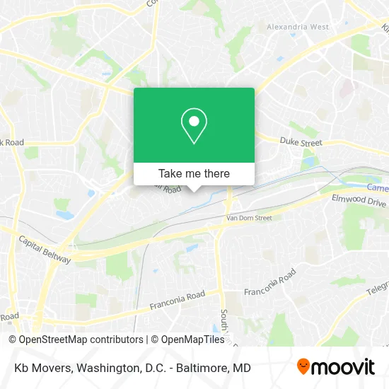 Kb Movers map