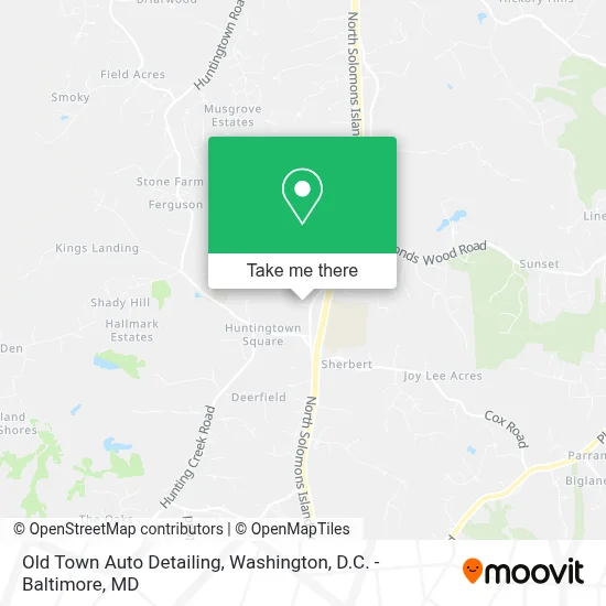 Old Town Auto Detailing map