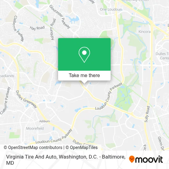 Virginia Tire And Auto map