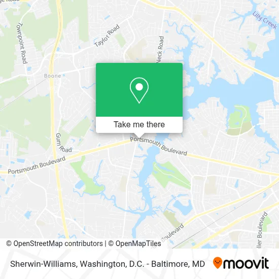Sherwin-Williams map