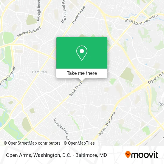 Open Arms map