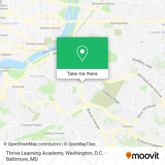 Thrive Learning Academy map