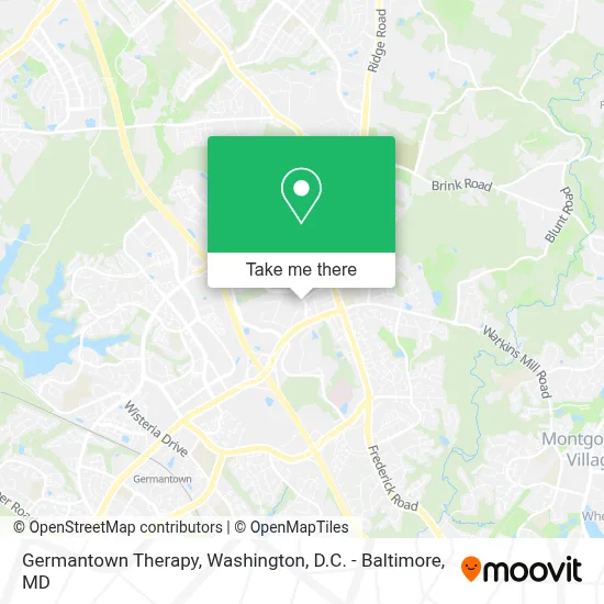 Germantown Therapy map