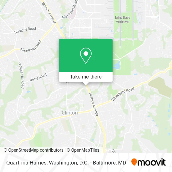 Quartrina Humes map