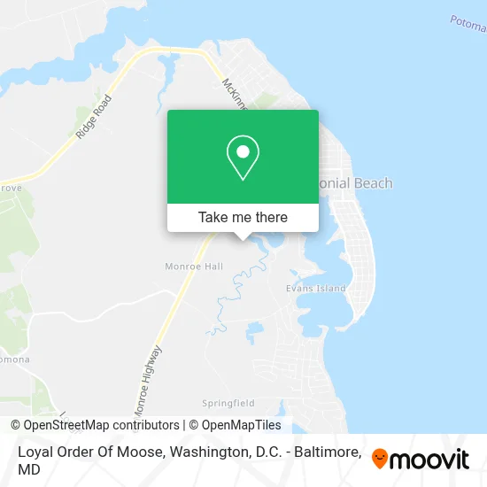 Loyal Order Of Moose map