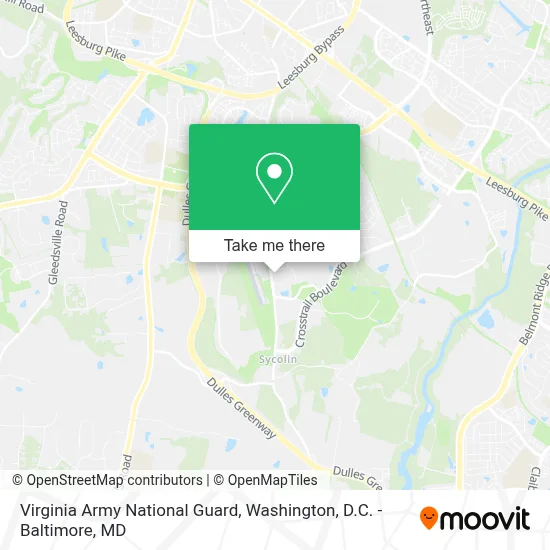 Virginia Army National Guard map