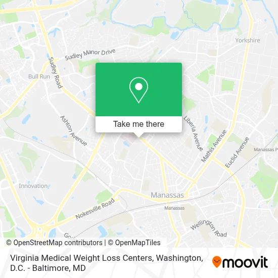 Virginia Medical Weight Loss Centers map