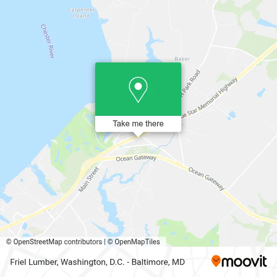 Friel Lumber map