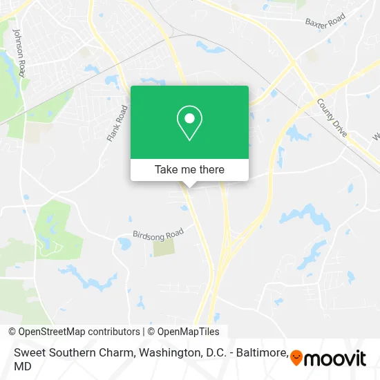 Sweet Southern Charm map